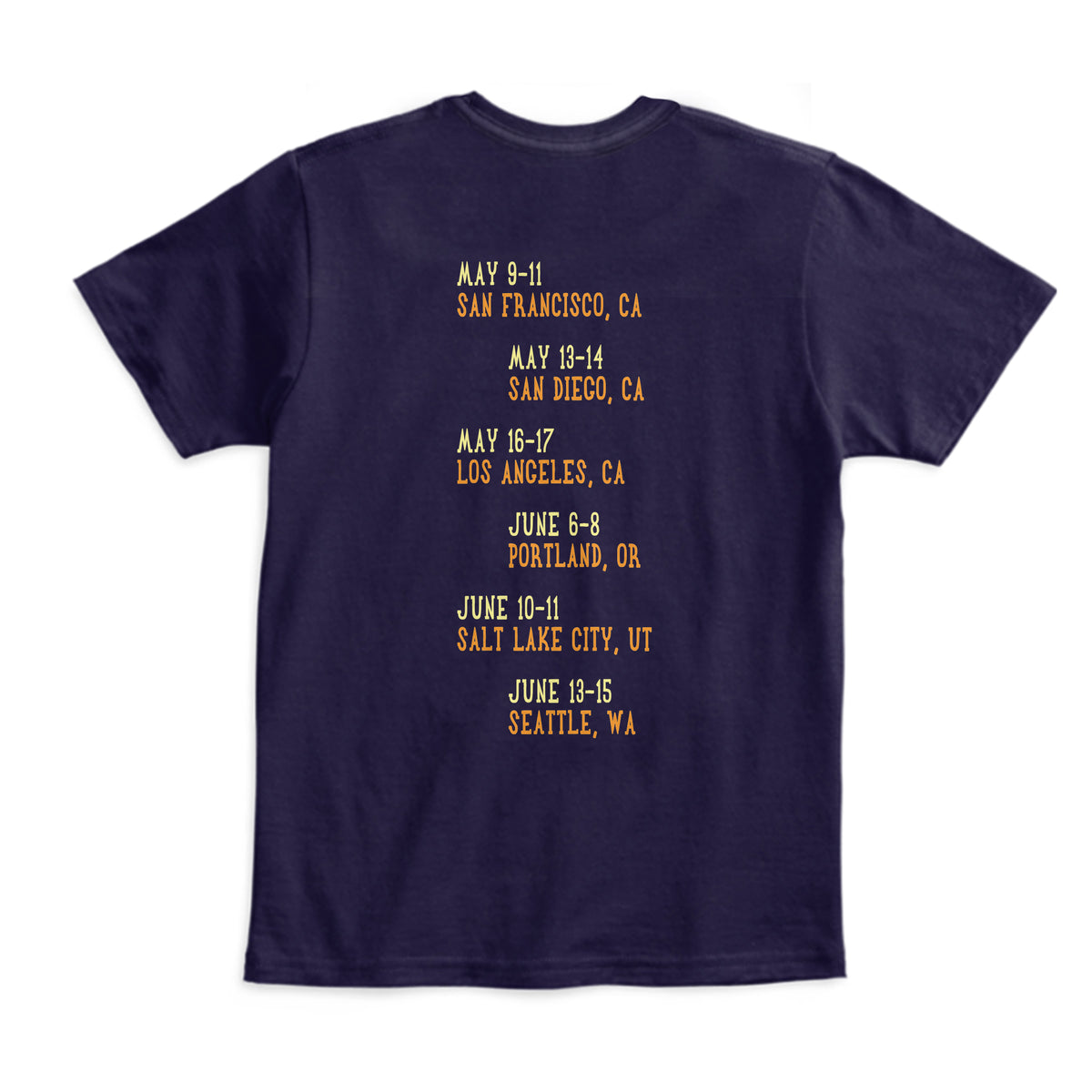 2025 West Coast Tour Shirts (Unisex) – They Might Be Giants