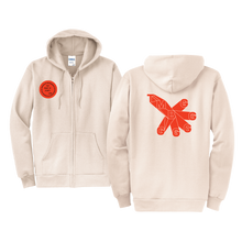 Load image into Gallery viewer, Leggs Hoodie on Cream (Unisex)