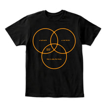 Load image into Gallery viewer, Dr. Worm T-Shirt Black + Orange (Unisex)
