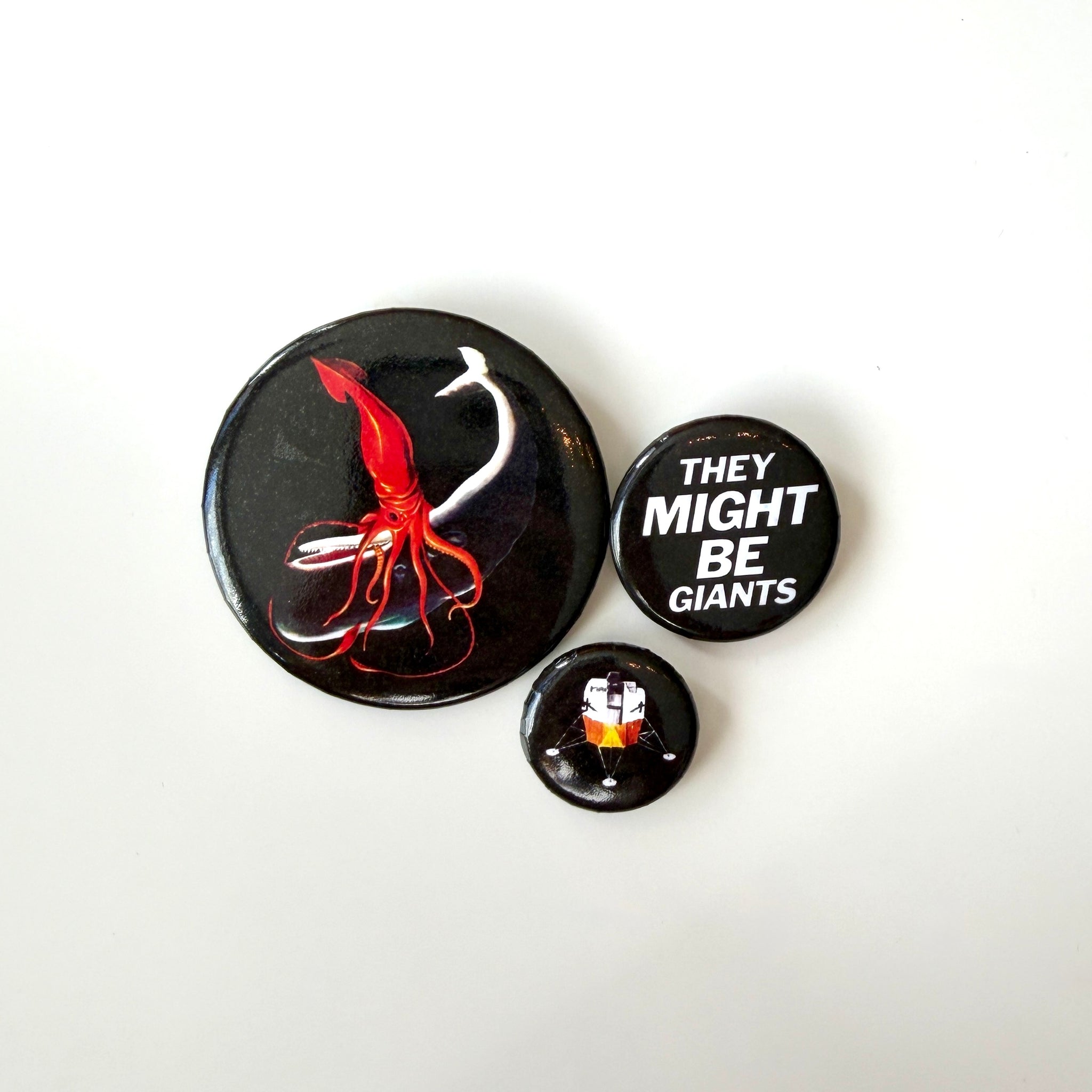 Apollo 18 Buttons (Set of 3) – They Might Be Giants
