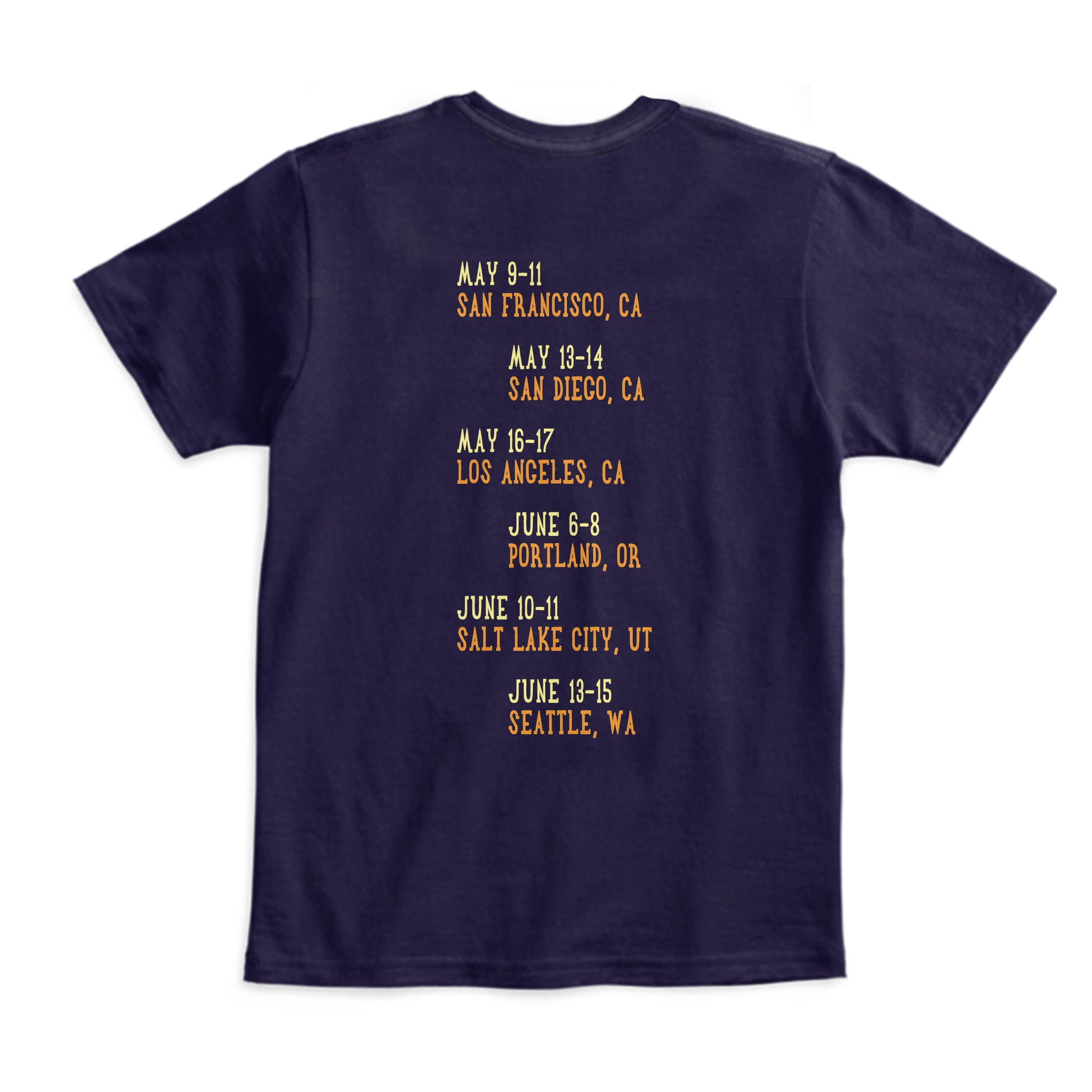 2025 West Coast Tour Shirts (Unisex) – They Might Be Giants