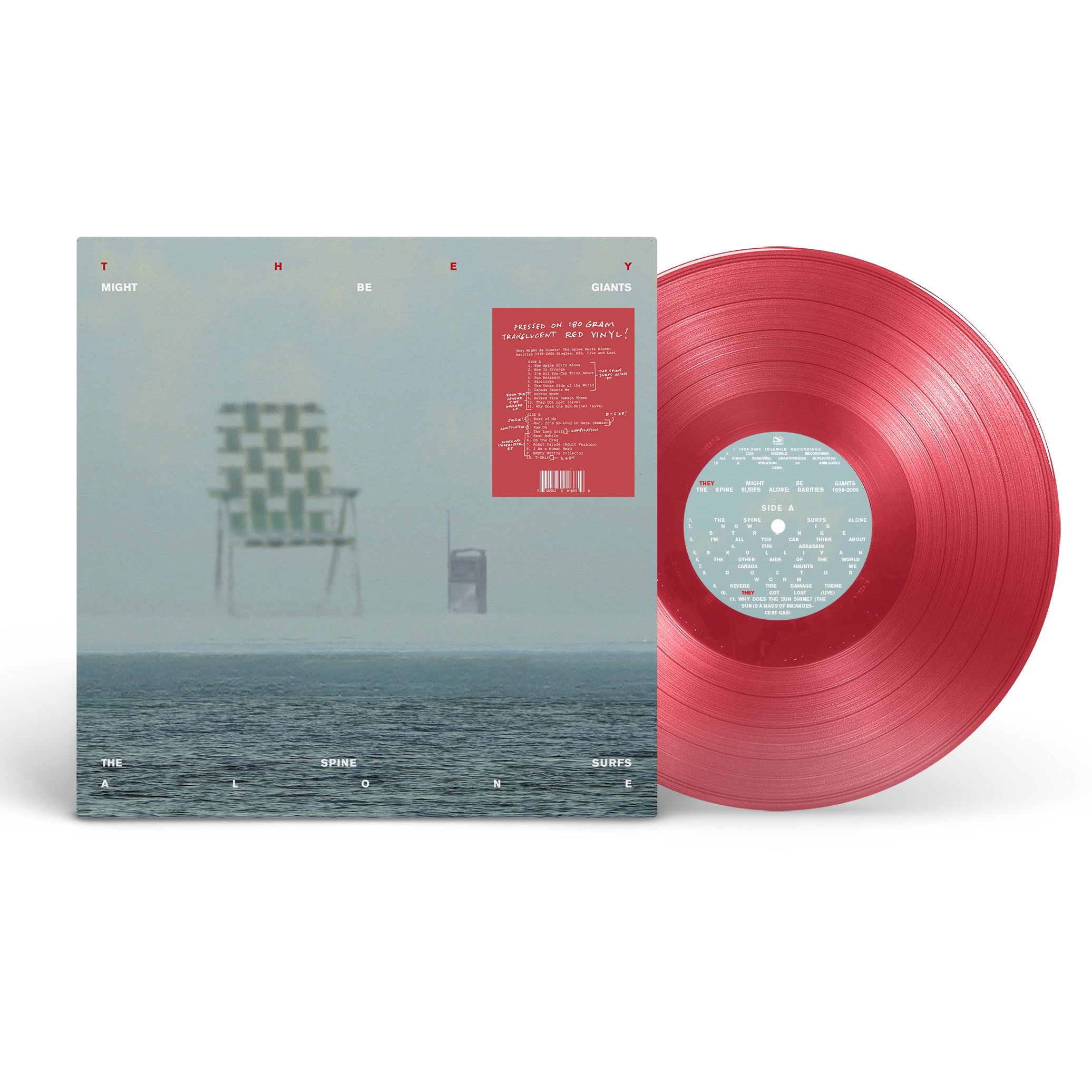 The Spine Surfs Alone: Rarities 1998-2005 180g Translucent Red