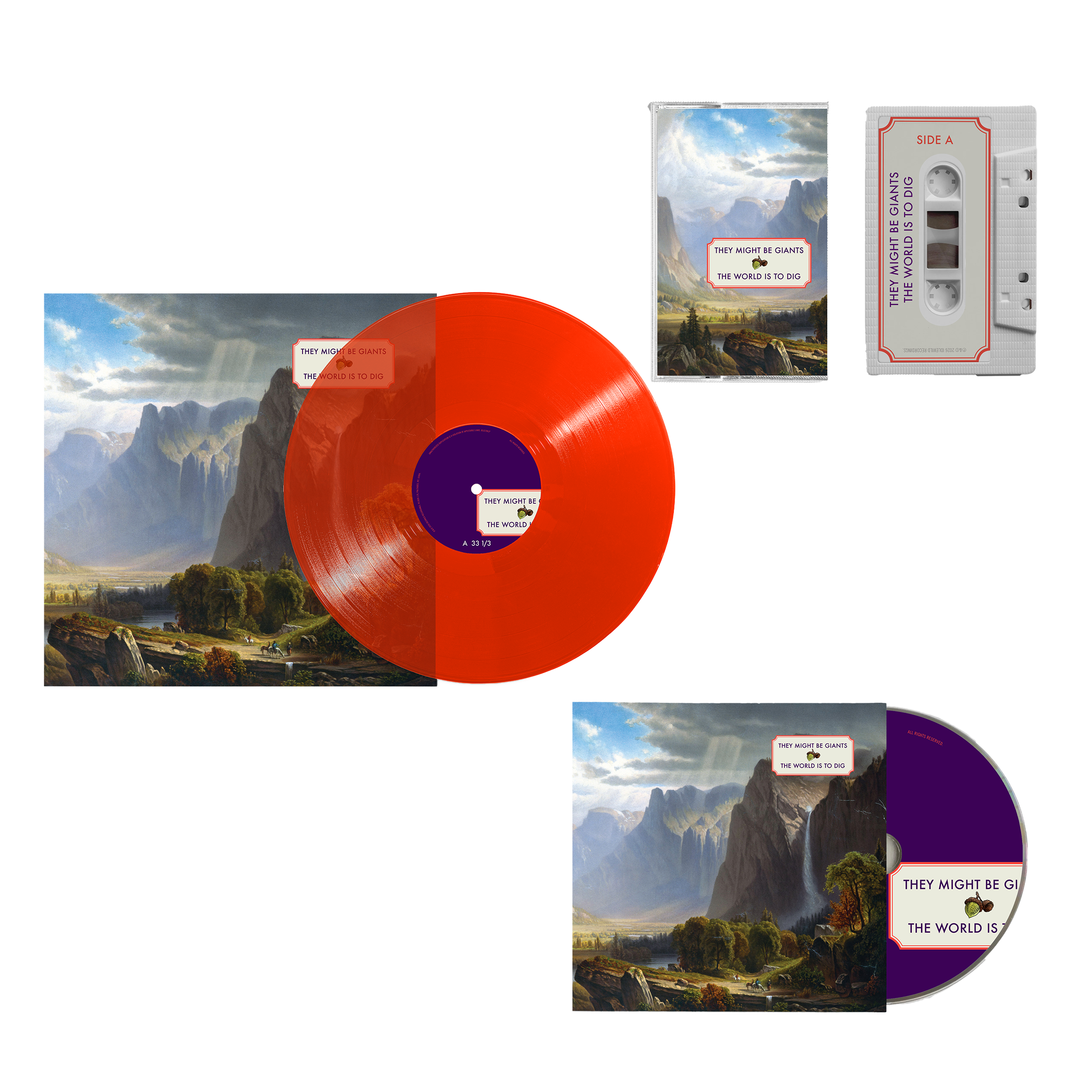 The World Is to Dig CD + Cassette + Vinyl – They Might Be Giants