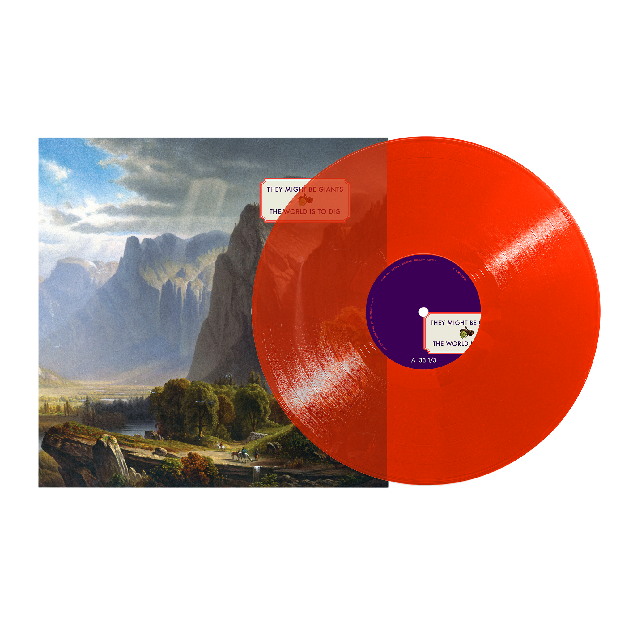 The World Is to Dig 180g Translucent Red Vinyl – They Might Be Giants