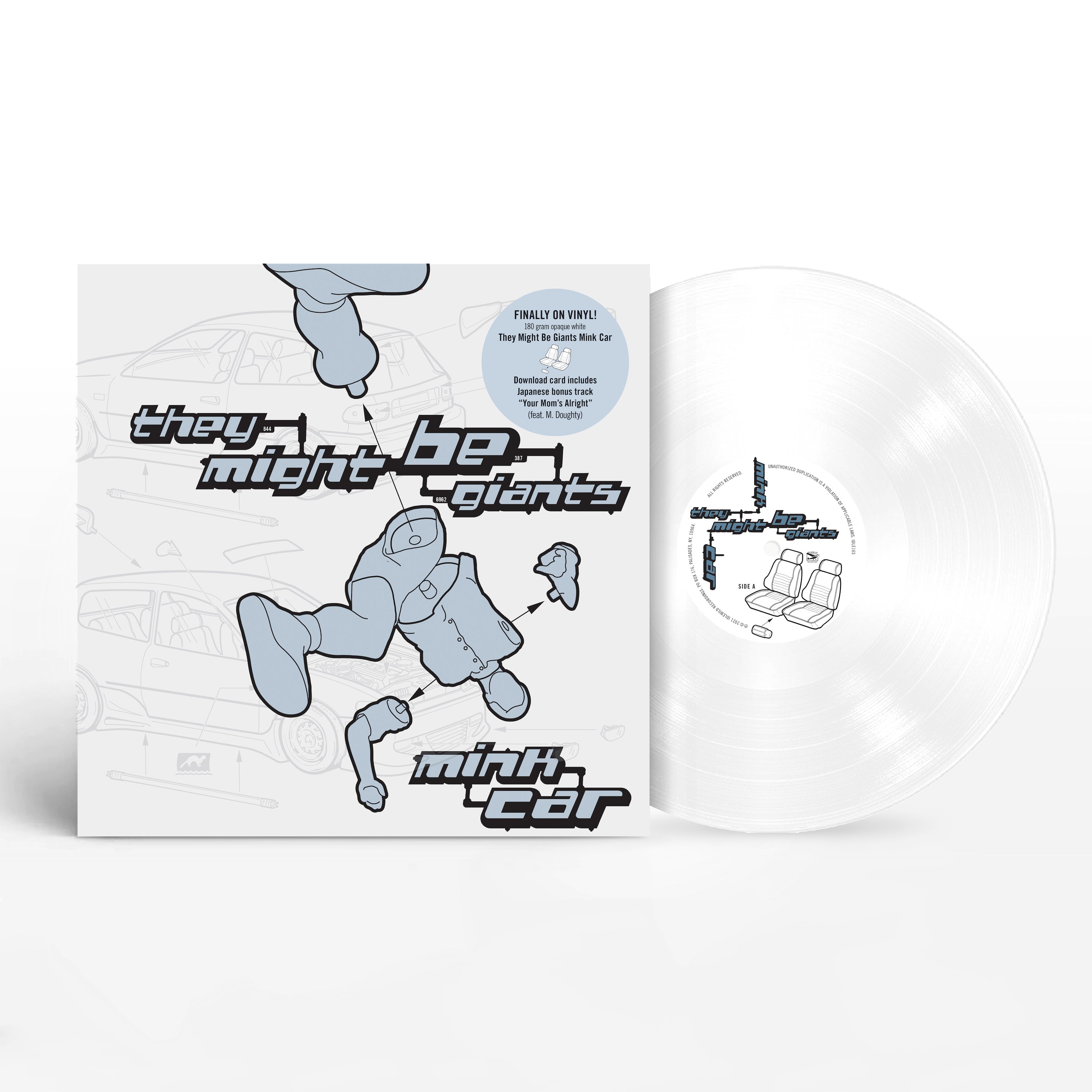 Mink Car 180g White Vinyl – They Might Be Giants