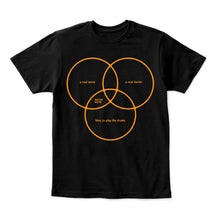 Load image into Gallery viewer, Dr. Worm T-Shirt Black + Orange (Unisex)
